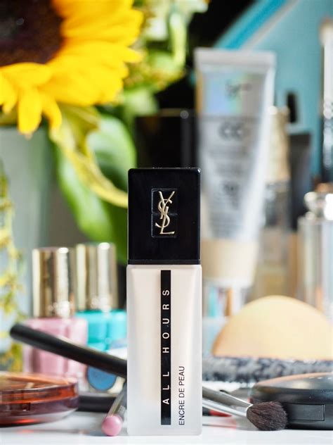 yves saint laurent all hours foundation bd25 review|ysl matte foundation reviews.